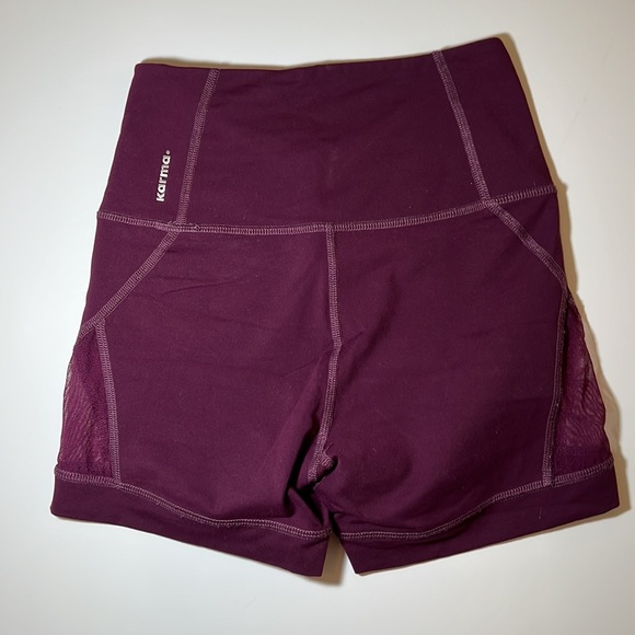 Karma Athletics Berry Purple Erica Short Small - Picture 4 of 5